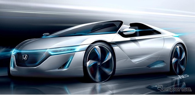 東京モーターショー11出品車両のホンダ・スモールスポーツEV（仮称）