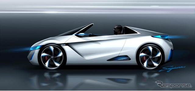 東京モーターショー11出品車両のホンダ・スモールスポーツEV（仮称）