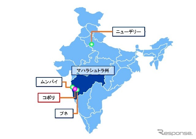 合弁会社所在地