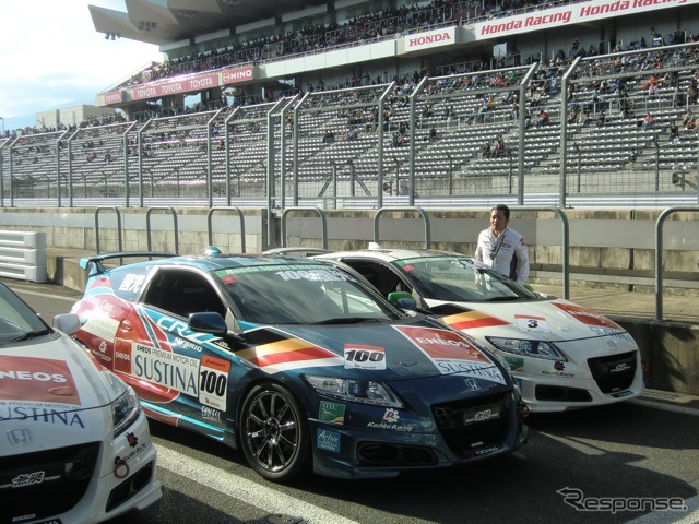 今年のレジェンドカップで使用されたホンダCR-Z。