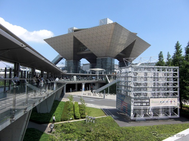 東京モーターショー会場となる東京ビッグサイト
