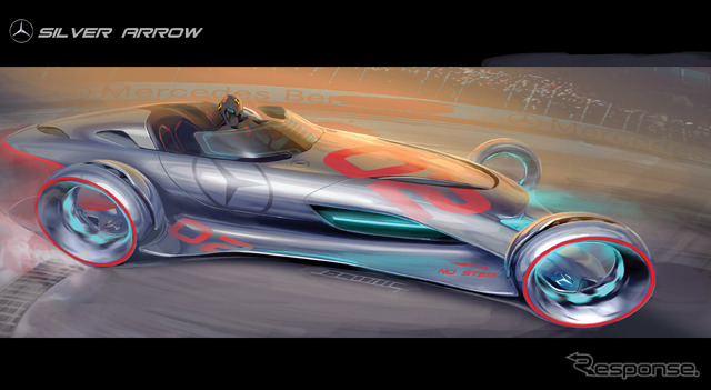 メルセデスベンツの次世代ハリウッドムービー車、シルバーアロー