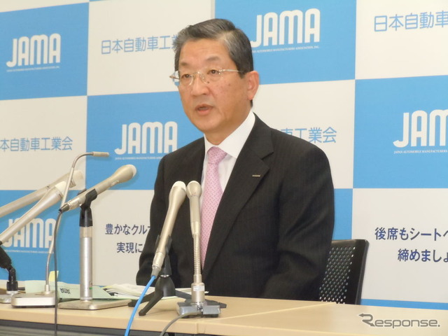 日本自動車工業会・志賀俊之会長