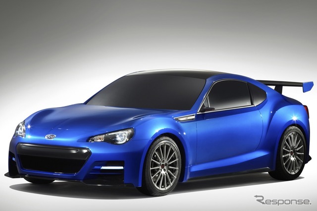 トヨタと共同開発した新型FRスポーツのコンセプトモデル、スバル 「BRZ コンセプト-STI–」