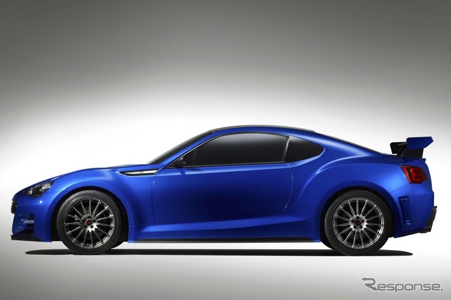 トヨタと共同開発した新型FRスポーツのコンセプトモデル、スバル 「BRZ コンセプト-STI–」