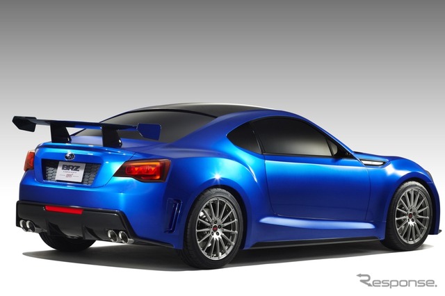 トヨタと共同開発した新型FRスポーツのコンセプトモデル、スバル 「BRZ コンセプト-STI–」