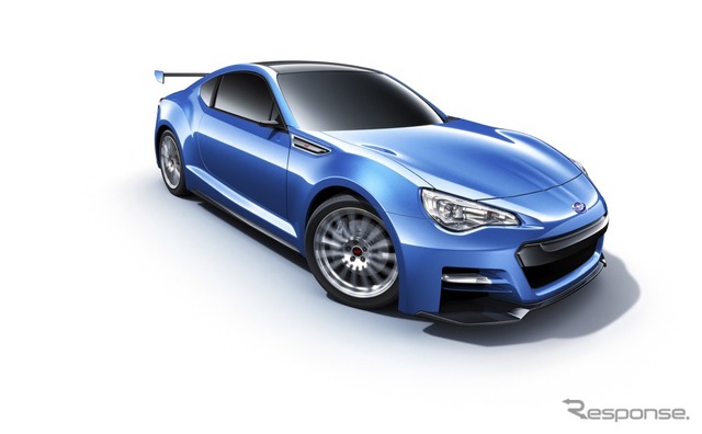 トヨタと共同開発した新型FRスポーツのコンセプトモデル、スバル 「BRZ コンセプト-STI–」