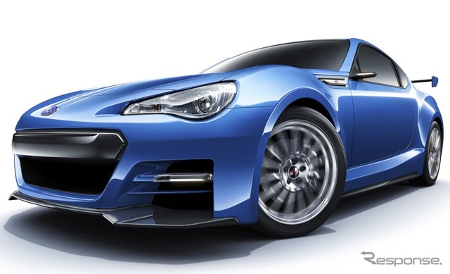 トヨタと共同開発した新型FRスポーツのコンセプトモデル、スバル 「BRZ コンセプト-STI–」
