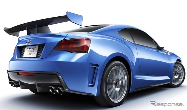 トヨタと共同開発した新型FRスポーツのコンセプトモデル、スバル 「BRZ コンセプト-STI–」