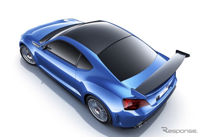 トヨタと共同開発した新型FRスポーツのコンセプトモデル、スバル 「BRZ コンセプト-STI–」