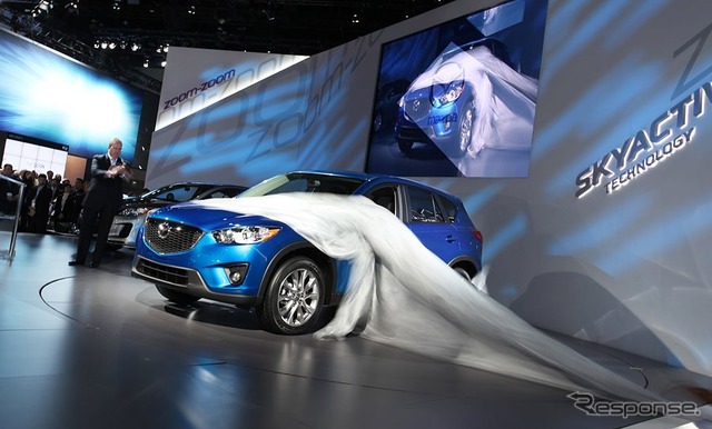 SUVのメインマーケット、北米でデビューを飾ったマツダCX-5(ロサンゼルスモーターショー11)