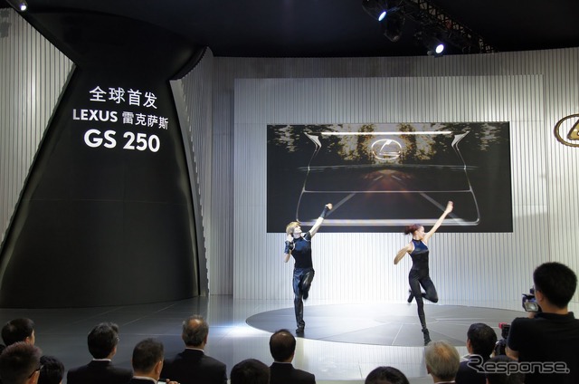 【広州モーターショー11】レクサス GS 新型…2.5リットルV6が存在した