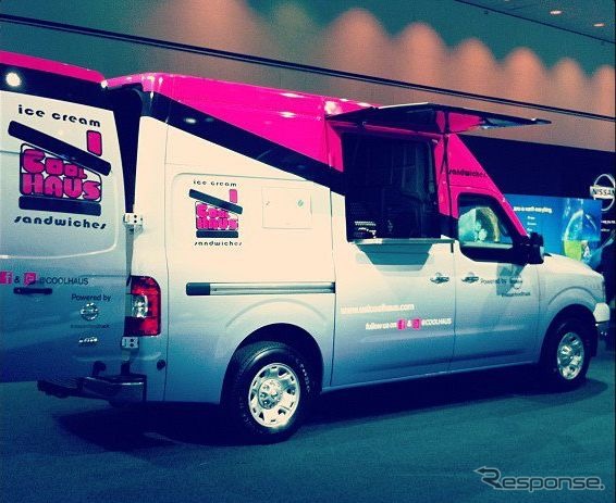 日産NV2500ハイルーフがベースの移動販売車（ロサンゼルスモーターショー11）