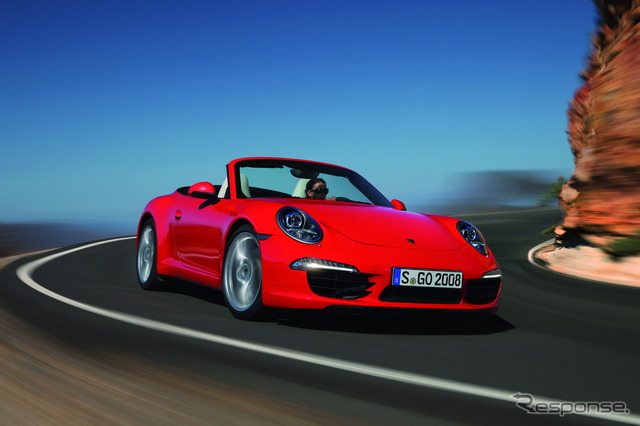 新型ポルシェ911カブリオレ
