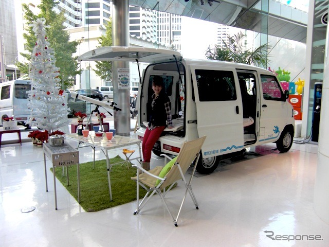 三菱 ミニキャブMiEV 発表会