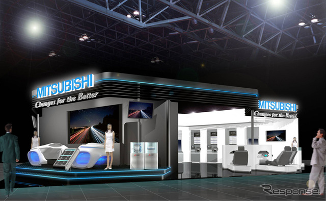 三菱電機が第42回東京モーターショー2011に出展