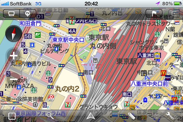 インクリメントP「MapFan for iPhone Ver.1.5」