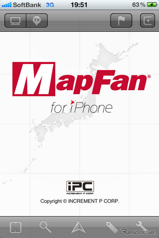 インクリメントP「MapFan for iPhone Ver.1.5」