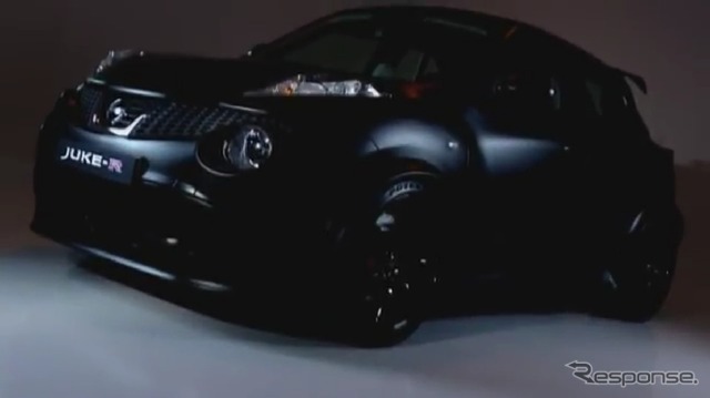 日産GT-Rのパワートレインを移植したジューク、ジューク-Rのエンジンが始動(動画キャプチャー)
