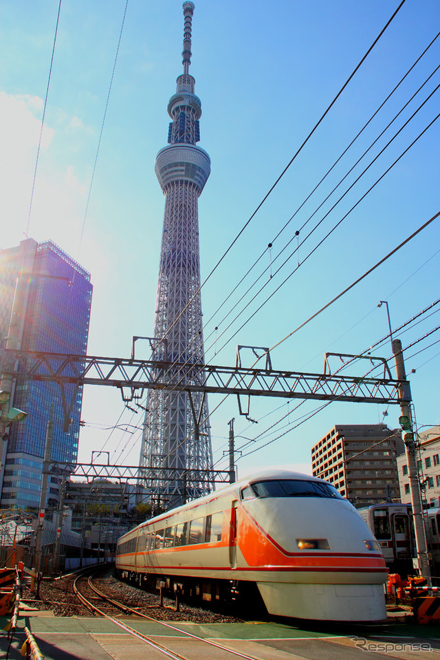 スカイツリーと東武スペーシア