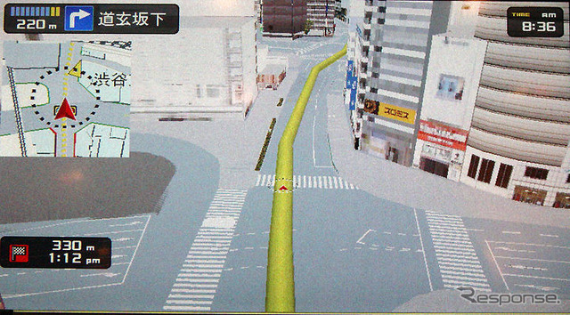 【ソニー『XYZ』】自慢は3D描画…モーションストリートガイド