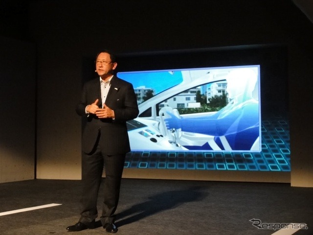 豊田社長(28日、プレゼンテーション)