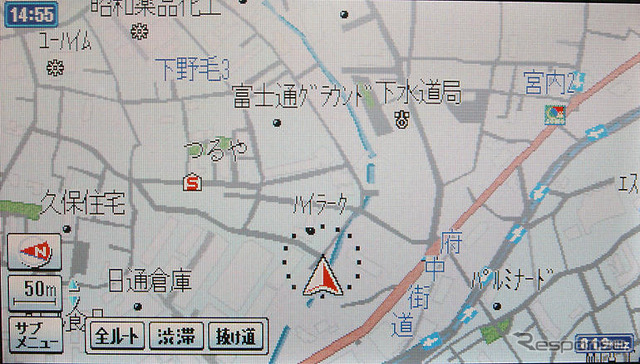 【パナソニック・ストラーダ春夏製品】『CN-HS400D』…地図は見やすく、美しく