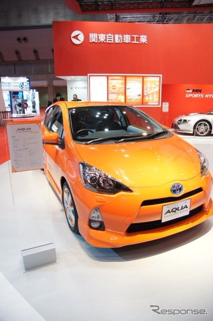 関東自動車工業が手がけたトヨタアクア ファンコンセプト(東京モーターショー11)