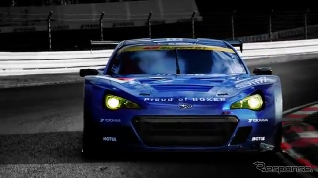 スバルBRZのSUPER GT GT300仕様(動画キャプチャー)