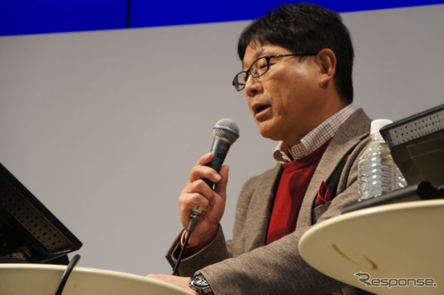 本田技術研究所の山本社長の思い出の車は、スズキのバイク、ハスラー50。