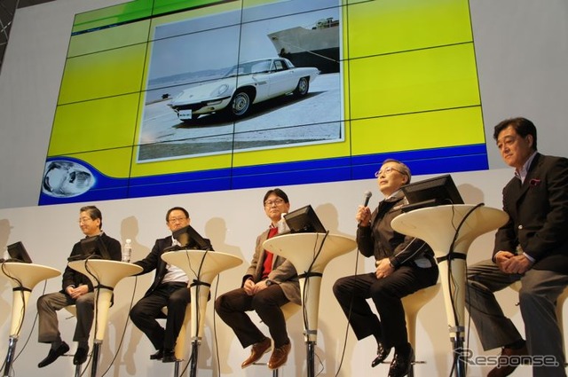 マツダの山内氏が入社を決めた、コスモスポーツ。
