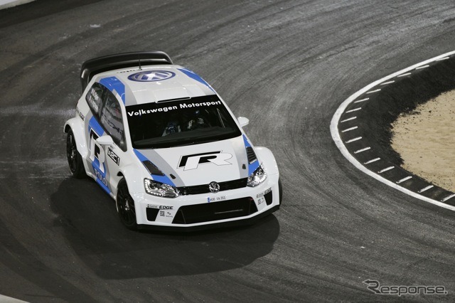 ROCでデモ走行を行ったVWポロR WRC