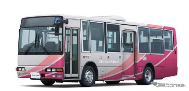 三菱ふそうトラック・バス 新型 エアロミディ ノンステップ仕様（撮影用特別仕様車）