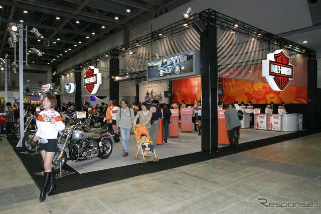 【東京モーターサイクルショー04】写真蔵…ハーレーダビッドソン/ビューエル編