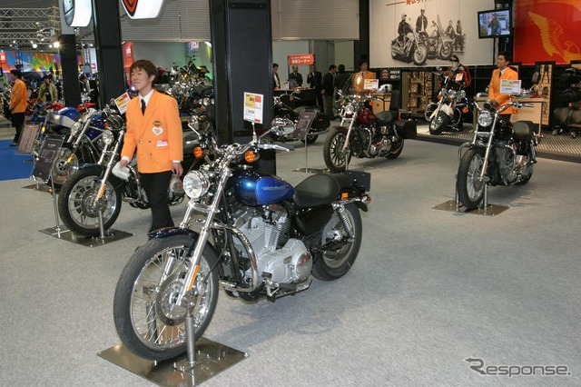 【東京モーターサイクルショー04】写真蔵…ハーレーダビッドソン/ビューエル編