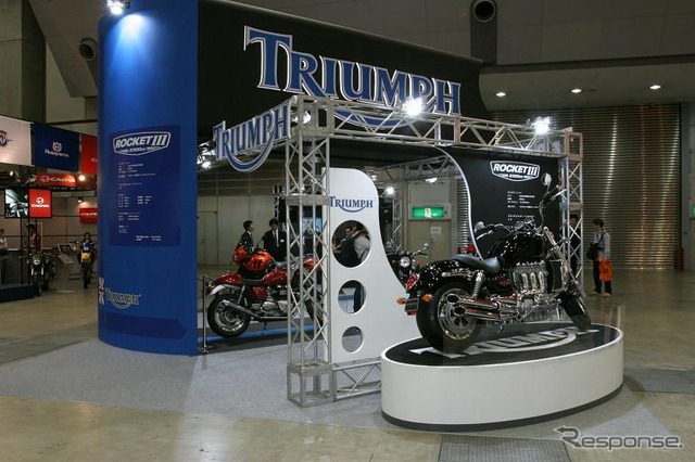 【東京モーターサイクルショー04】写真蔵…トライアンフ編