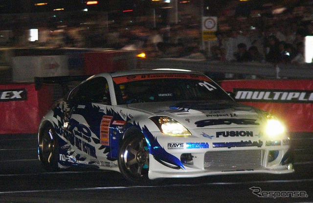 【D1グランプリ】夜の台場、エキシビジョンマッチ写真蔵
