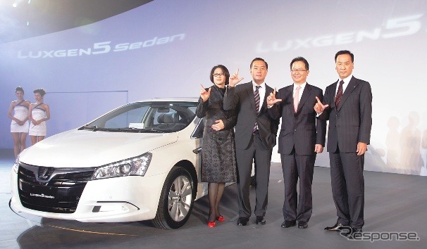 台湾の裕隆汽車の高級車ブランド、LUXGEN初の4ドアセダン、LUXGEN 5