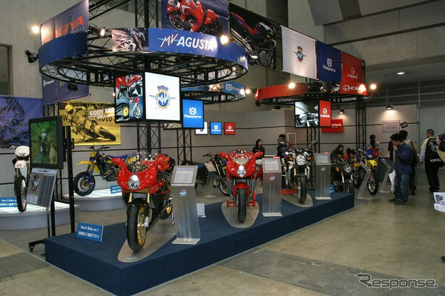 【東京モーターサイクルショー04】写真蔵…MVアグスタ/カジバ/ハスクバーナ編
