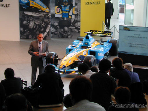 ルノーF1社長パトリック・フォールが来日