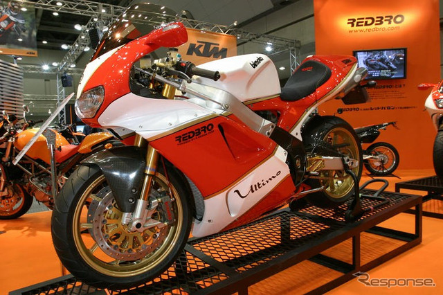 【東京モーターサイクルショー04】写真蔵…レッドブロ・ビモータ編