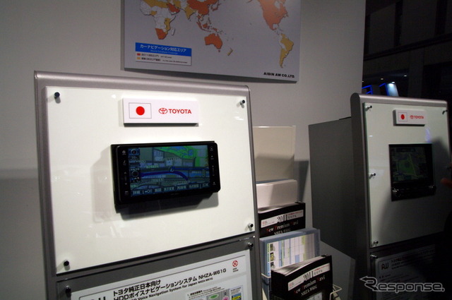 各国の純正ナビゲーション