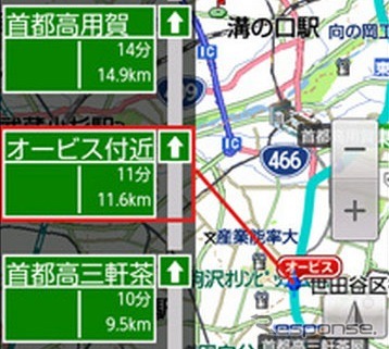 au Android向け いつもNAVI オービス設置場所の表示 アイコン