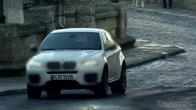 BMW X6に加わる新たなMバージョンの予告映像(動画キャプチャー)