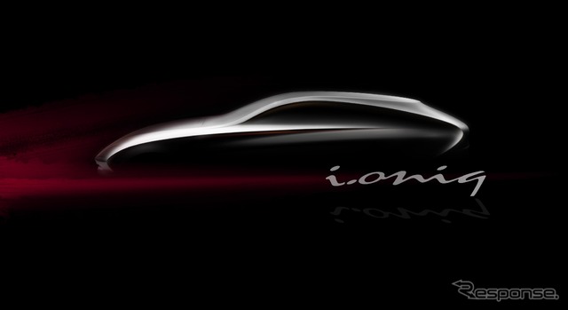 ヒュンダイのコンセプトカー、i-oniqのイメージスケッチ