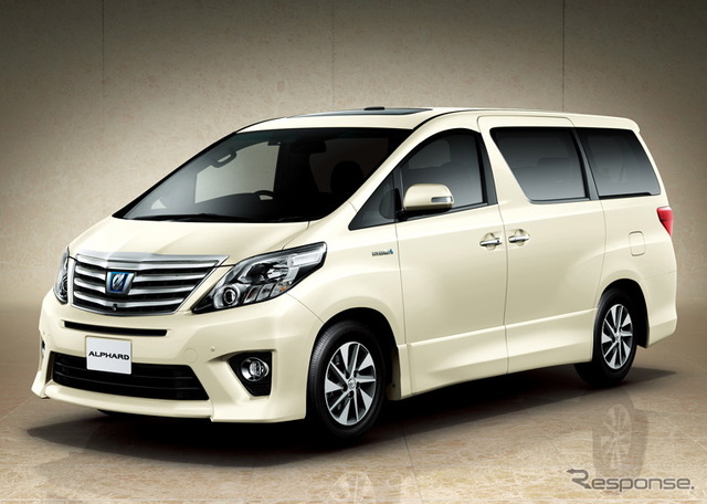 トヨタ・アルファード・ハイブリッドSR Cパッケージ ゴールドパールクリスタルシャイン〈オプション装着車〉