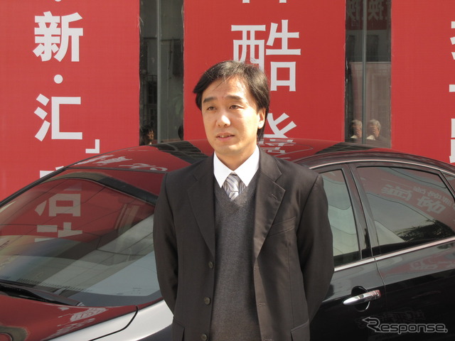 東風日産広利専営店　郭小龍総経理