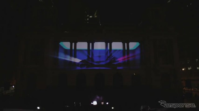 プジョー208のブラジル予告イベント(動画キャプチャー)
