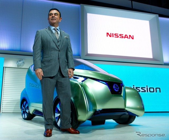 日産ゴーン社長(東京モーターショー11)
