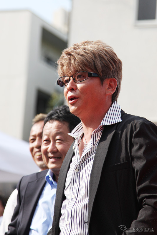【東京オートサロン12】哀川翔がPR大使に就任